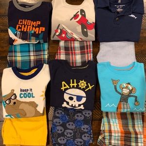 Toddler Boy Size 2T Coordinating Outfits